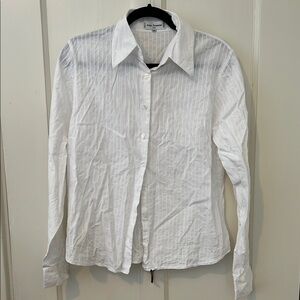 Anne Fontaine White Blouse Tailored Fit